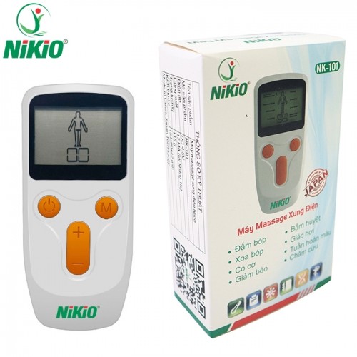 Máy massage xung điện pin sạc 8 miếng dán Nikio NK-101